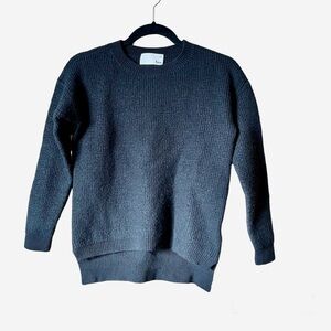 Aritzia Wilfred Free Isabelli Waffle Knit Merino Wool Sweater Size Medium